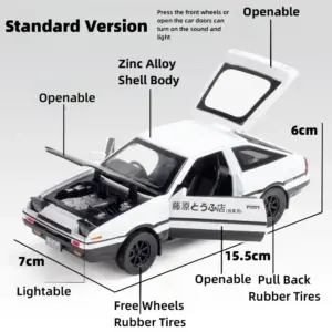 AE86 Sports Car Diecast Model 1:32 Scale 9 Sdfb3b6da1ae84597af48ca9454481e8ee