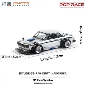 Nissan Skyline GT-RV8 Drift Model 1:64 Scale 7 Sdfcef2f54a2745d6bc6ea53f4ce4f9d1l