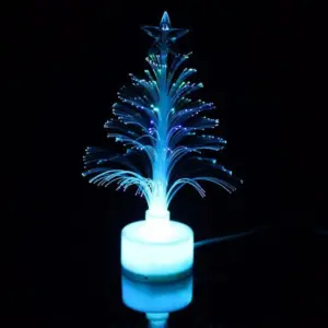 USB Fiber Optic Christmas Tree for Desk 9 Se0232973ab1641fdb5d9f5937e3b3980O