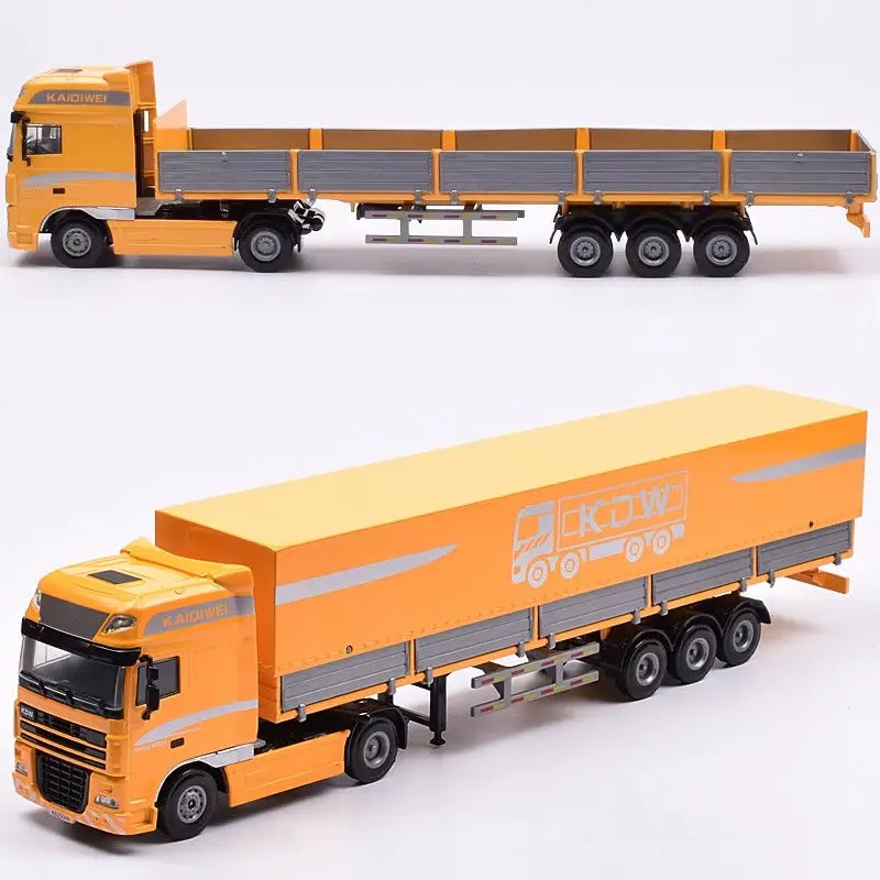 1/50 Diecast Flatbed Container Truck Model 8 1/50 Diecast Flatbed Container Truck Model - Image 8