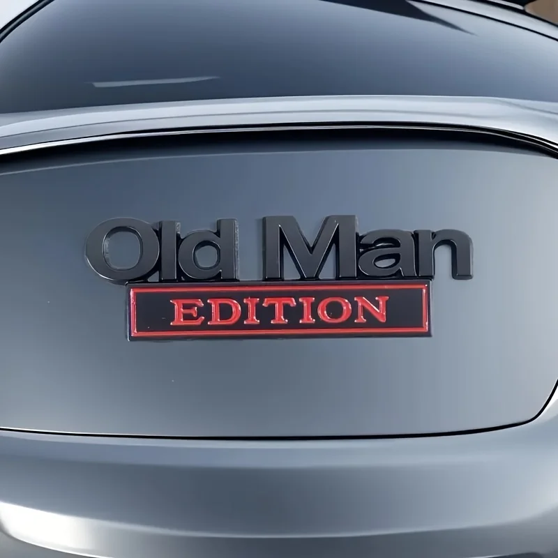 Old Man Edition Car Badge Badge 6 Old Man Edition Car Badge Badge - Image 6