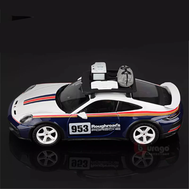 Blue Porsche 911 Rally Diecast Model 1:24 Scale 3 Blue Porsche 911 Rally Diecast Model 1:24 Scale - Image 3