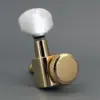 Gold Locking Guitar Tuner with Pearl Button