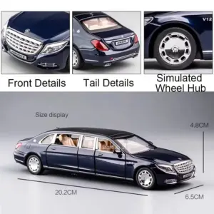 Luxury 1:32 Scale Maybach S650 & GLE63S Diecast Models 11 Se1211aca545f4ab8bb9e198e29bc095dY
