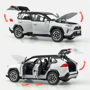 White Off-Road SUV Diecast Model 1:24 Scale 11 Se14e6caff6f94f8e9a24a3336cb64741b