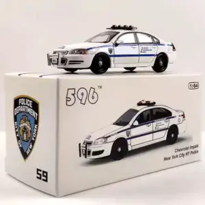 1:64 Scale Impala Police Model Replica 13 Se1a596b7afa74395916faa2640e8f5efl