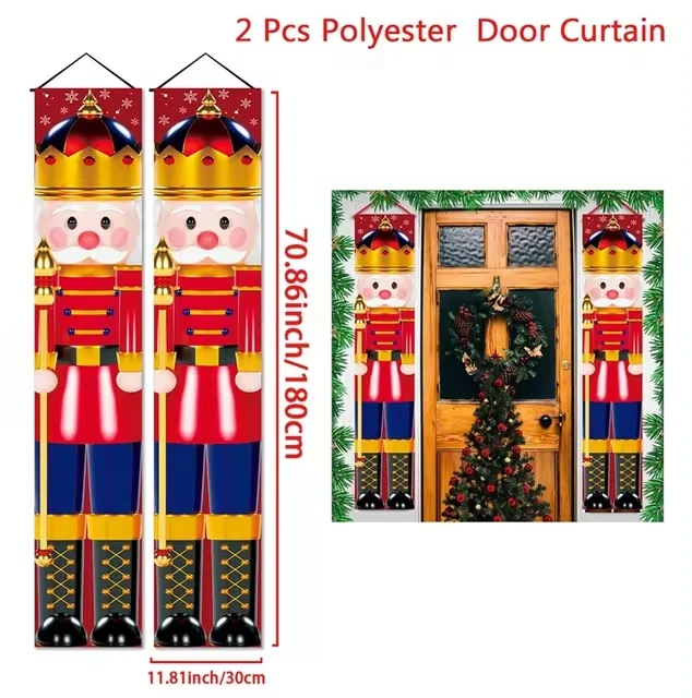 Festive Christmas Door Banner Set for 2024 9 Festive Christmas Door Banner Set for 2024 - Image 9
