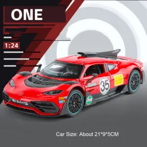 Red Alloy Sports Car Model 1:24 Scale 18 Se1e8577c63534c3dad7ff483a8468b77S