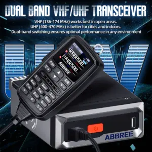 ABBREE AR-7600 Dual-Band Mini Mobile Radio 13 Se2200231dc994420820b2cd3d6c4ff5fd 1