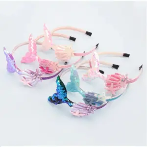 Mermaid Headband for Kids with Sequin Tail 13 Se276ef543fbe42278b4123e6f2d66a0fu