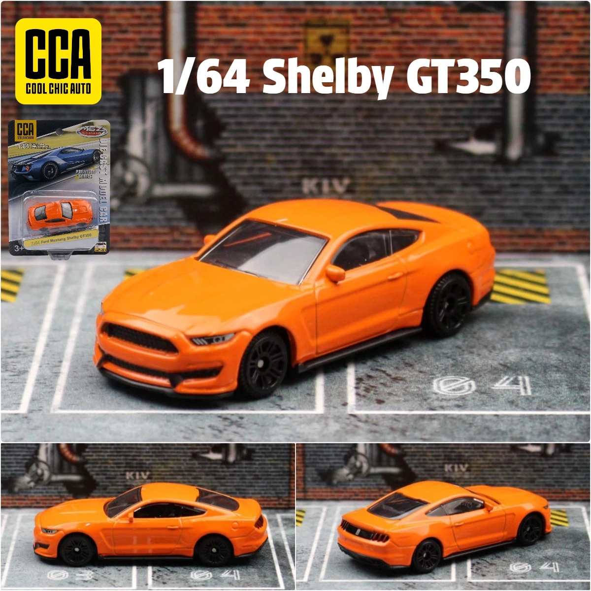 Ford Shelby GT350 1:64 Scale Diecast Miniature 2 Ford Shelby GT350 1:64 Scale Diecast Miniature - Image 2