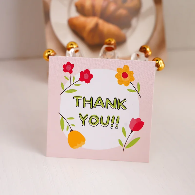 Colorful Thank You Cards Set (50 Pack, 6x6 cm) 6 Colorful Thank You Cards Set (50 Pack, 6x6 cm) - Image 6