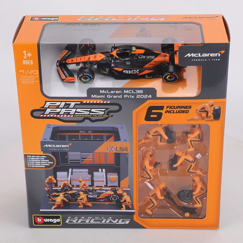 F1 Pit Stop Scene Model in 1:43 Scale 2 F1 Pit Stop Scene Model in 1:43 Scale - Image 2