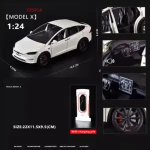 1:24 Scale X Alloy Electric Car Model 19 Se3f07ff0201e45ba9865e66dcb0efcccu