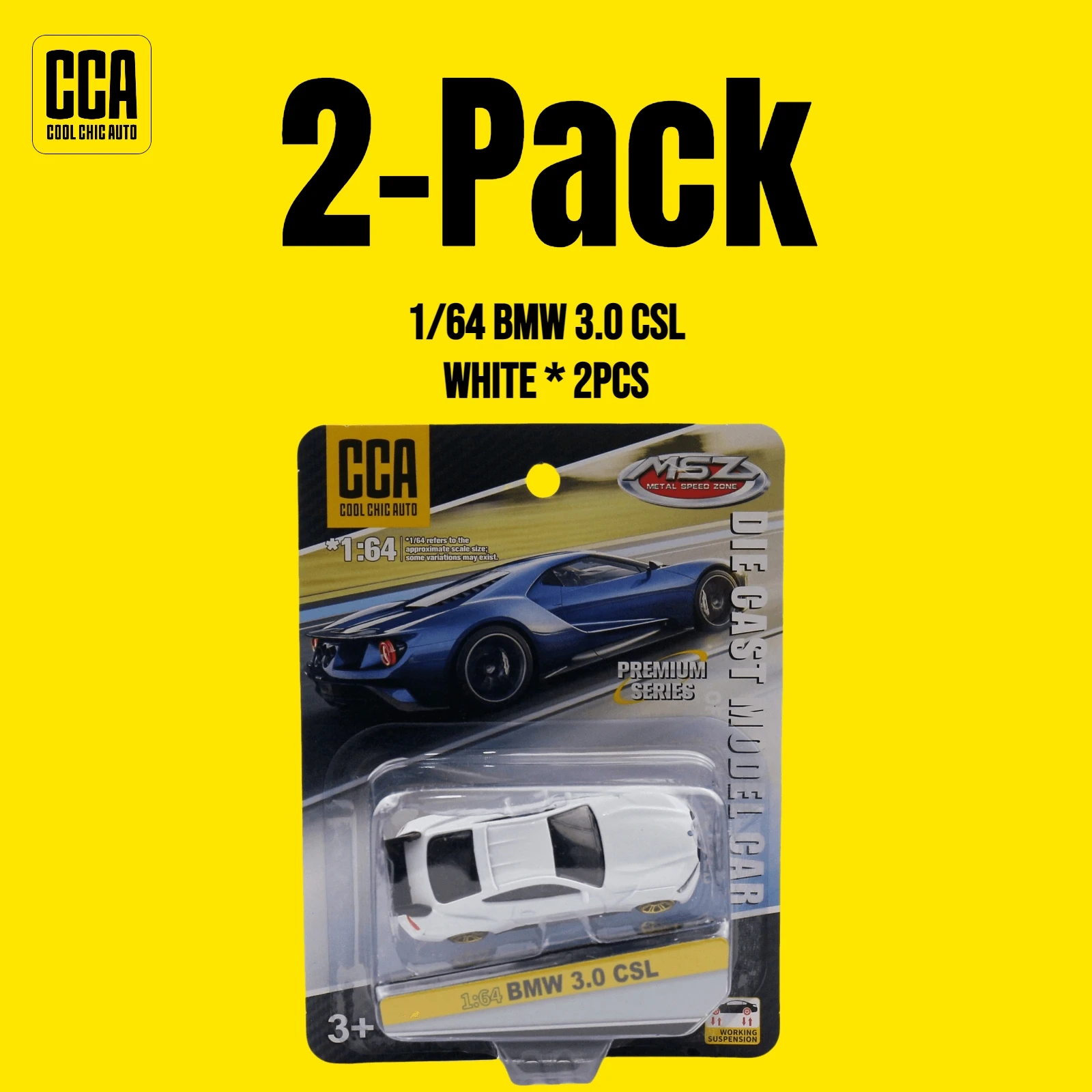 BMW 3.0 CSL 1:64 Diecast Model for Collectors 7 BMW 3.0 CSL 1:64 Diecast Model for Collectors - Image 7