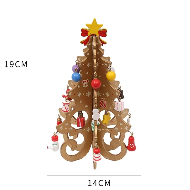 DIY Wooden Christmas Tree Decor Set 6 DIY Wooden Christmas Tree Decor Set - Image 6