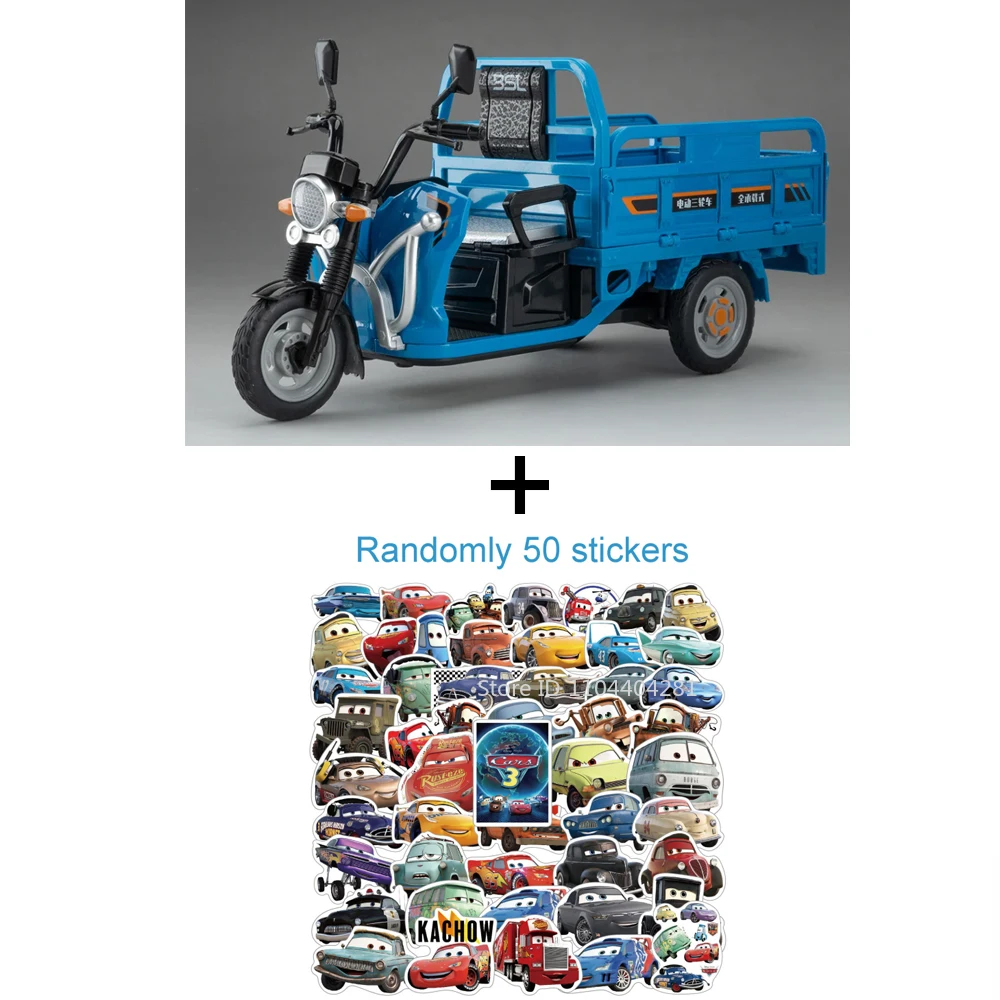 Vibrant Blue Electric Tricycle Model for Collectors 7 Vibrant Blue Electric Tricycle Model for Collectors - Image 7