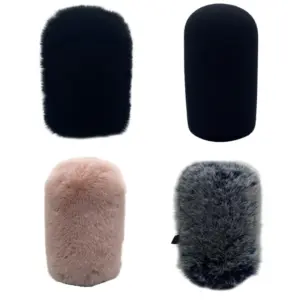 Faux Furry Windscreen for QUADCAST Mic 11 Se4d1ce3aa638482d8ddb6b2c829e7428I