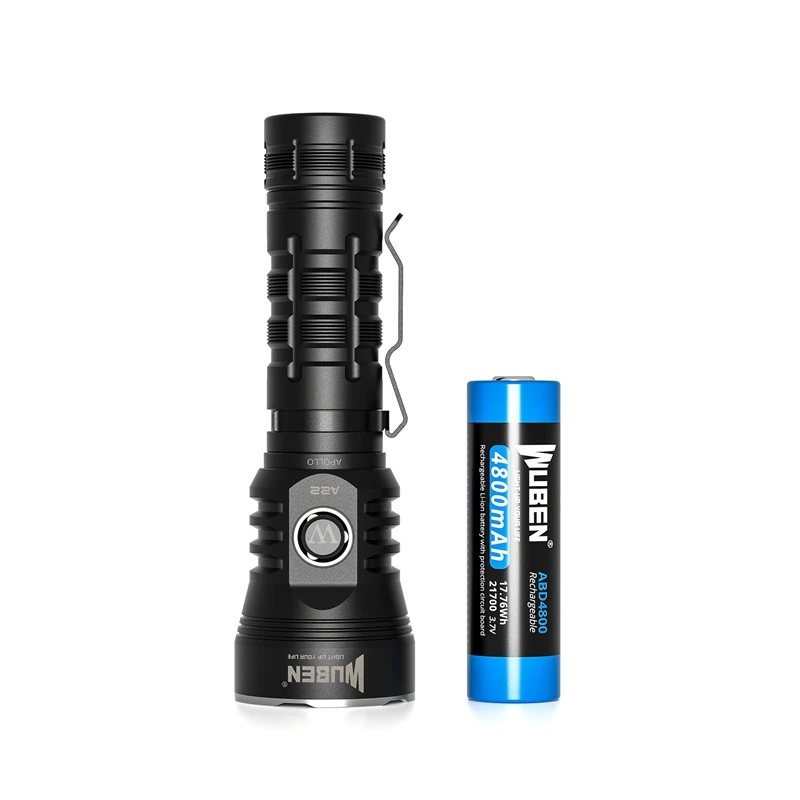 Rugged Tactical Flashlight 4500 Lumens 2 Rugged Tactical Flashlight 4500 Lumens - Image 2