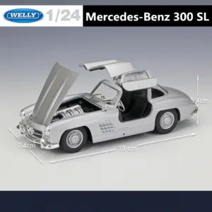 Mercedes Benz 300SL 1:24 Diecast Model by Welly 9 Se588aca4fdce4f49b3d5c44d2ced0bb2P