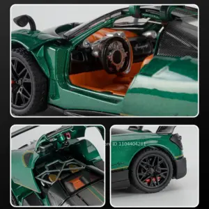 Pagani Huayra BC 1:32 Diecast Model in Green 14 Se5b1262257064862944b58ef6608d7211