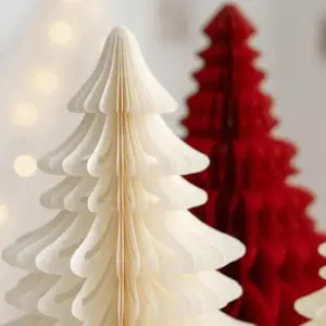 Honeycomb Paper Christmas Tree Set - 2 Pack 12 Se5d59992a82e4e3fa1c053b386ca6510p