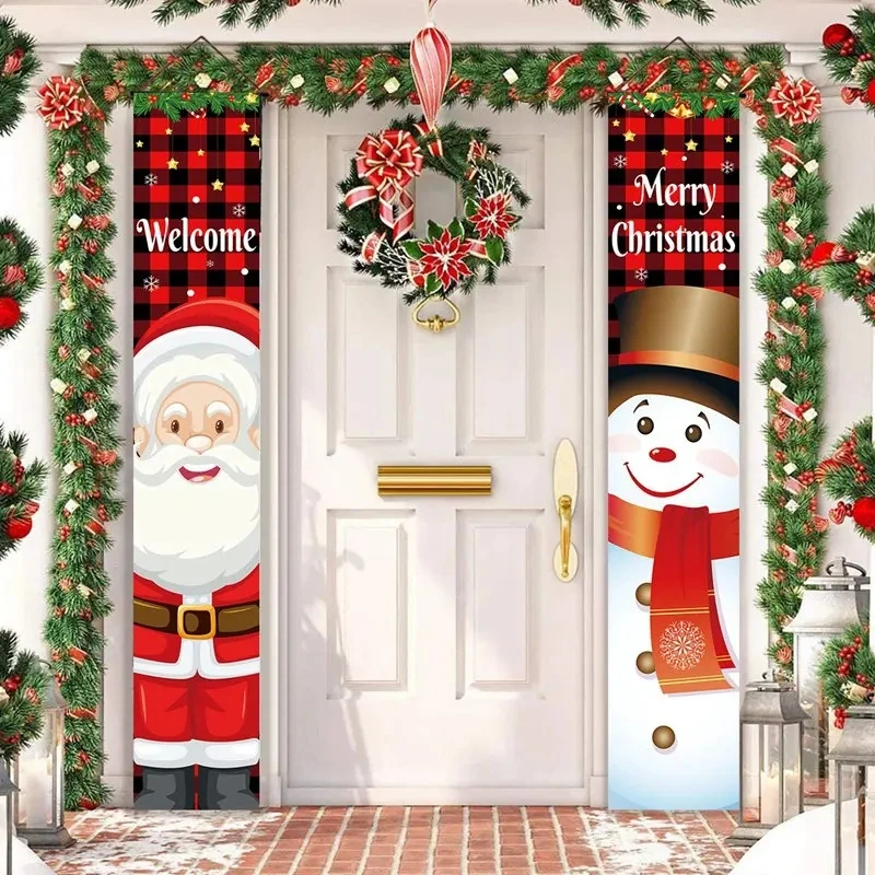 Festive Christmas Door Banner Set for 2024 6 Festive Christmas Door Banner Set for 2024 - Image 6