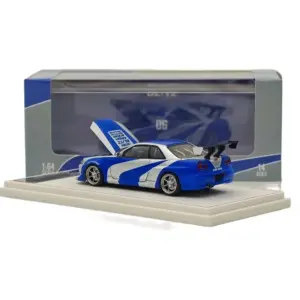 White Nissan Skyline R34 GTR Diecast Model 1:64 Scale 11 Se6c5baa6ee8f4fbaa4e2f80d774fb32aS