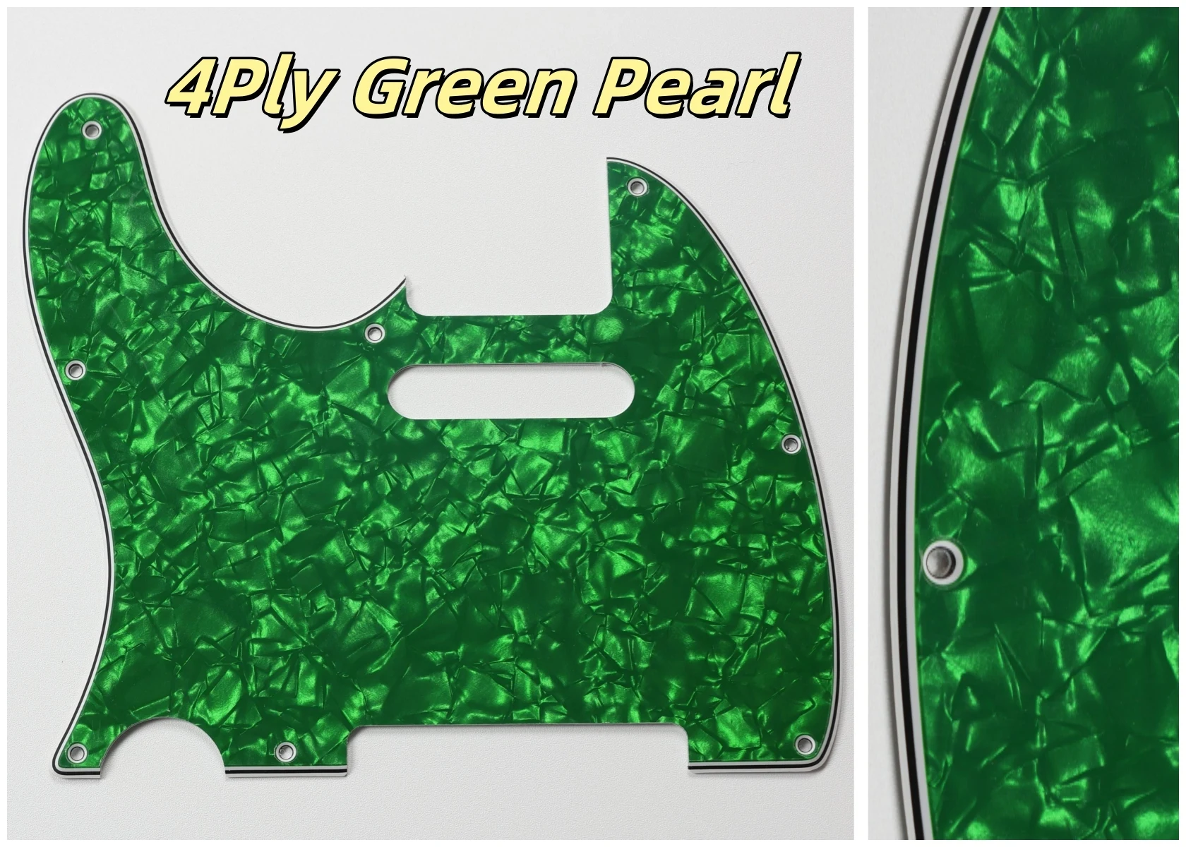 Left-Handed Telecaster Pickguard 3-Ply/4-Ply Options 36 Left-Handed Telecaster Pickguard 3-Ply/4-Ply Options - Image 36