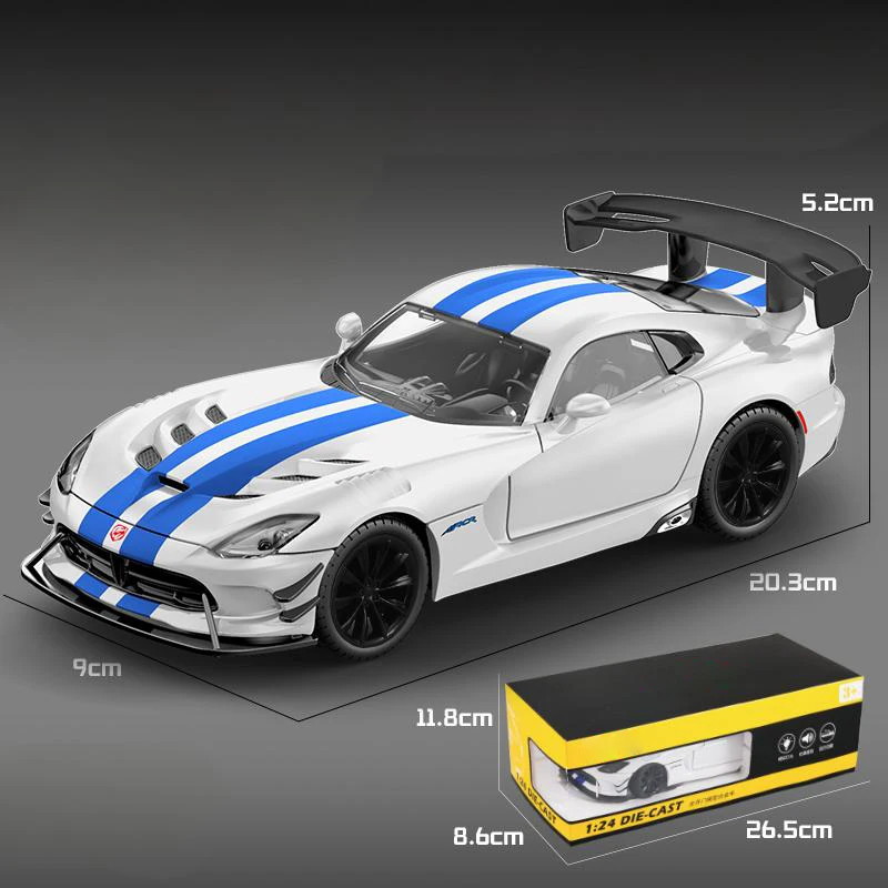 1:24 Scale Diecast 2016 Dodge Viper ACR Model 11 1:24 Scale Diecast 2016 Dodge Viper ACR Model - Image 11