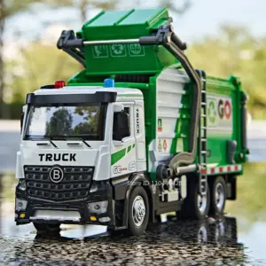 Blue Electric Garbage Truck Model 36cm 15 Se72f8ecefe5e45eab1cd9747ef82aee1J