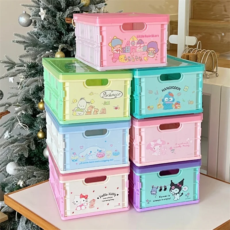 Cartoon Folding Storage Box 32x21x14cm 3 Cartoon Folding Storage Box 32x21x14cm - Image 3