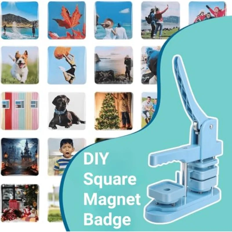 50mm Square Refrigerator Badge Maker Kit 5 50mm Square Refrigerator Badge Maker Kit - Image 5