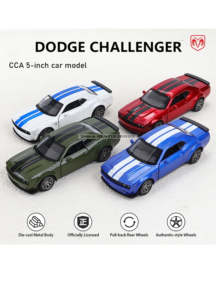 Dodge Challenger 1:36 Scale Die-Cast Model 5 Dodge Challenger 1:36 Scale Die-Cast Model - Image 5