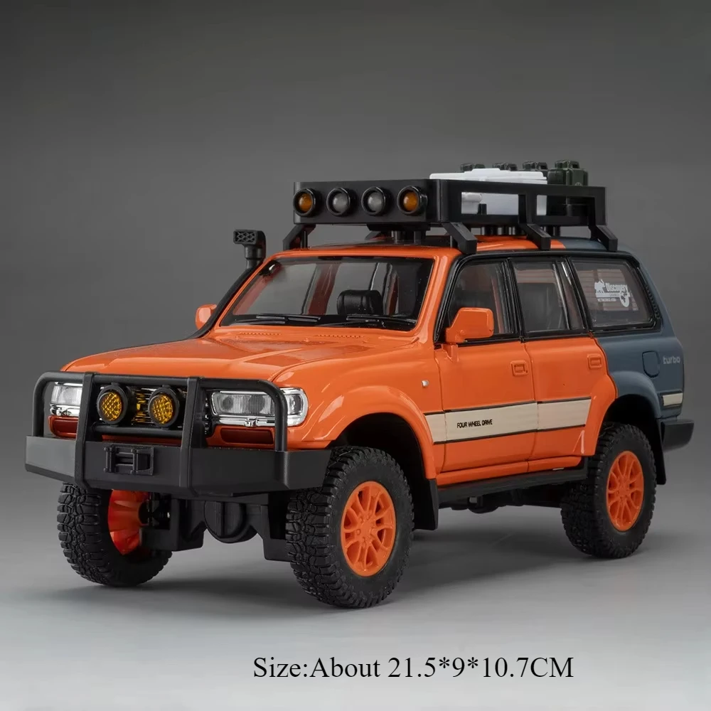 Red Tundra LC80 1:24 Scale Diecast Model 7 Red Tundra LC80 1:24 Scale Diecast Model - Image 7