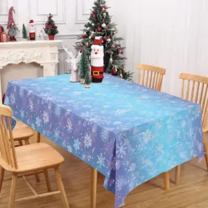 Christmas Snowflake PE Tablecloth XS0417 9 Se8b3f37e6ba54a098de2a8273b55ccdaV