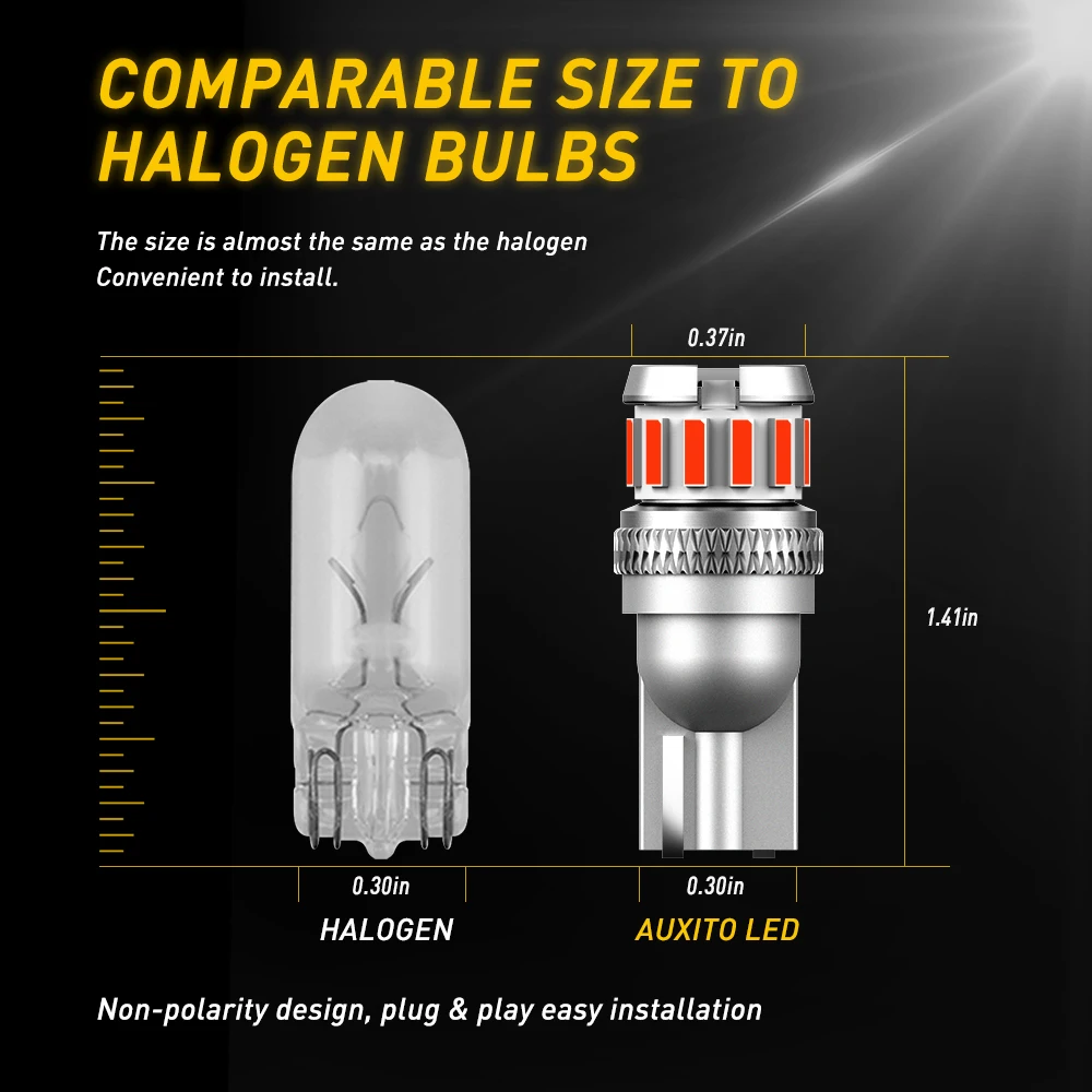 T10 W5W LED Bulb Set 4 Colors, 2W, 12V 3 T10 W5W LED Bulb Set 4 Colors, 2W, 12V - Image 3