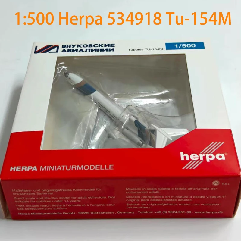 Tu-154M Diecast Model Airplane 1:500 Scale 8 Tu-154M Diecast Model Airplane 1:500 Scale - Image 8