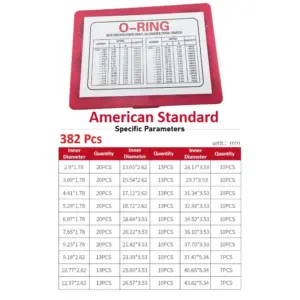 Durable Rubber O-Ring Assortment Kit 17 Se9d45c601e594c13b2c22453aa466791R