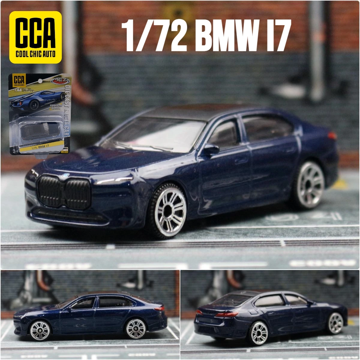 BMW i7 G70 Diecast Model Car 1:72 Scale 2 BMW i7 G70 Diecast Model Car 1:72 Scale - Image 2