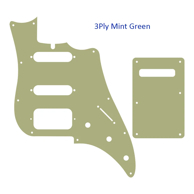 Mexico Jaguar Blacktop PAF Humbucker Pickguard 17 Mexico Jaguar Blacktop PAF Humbucker Pickguard - Image 17