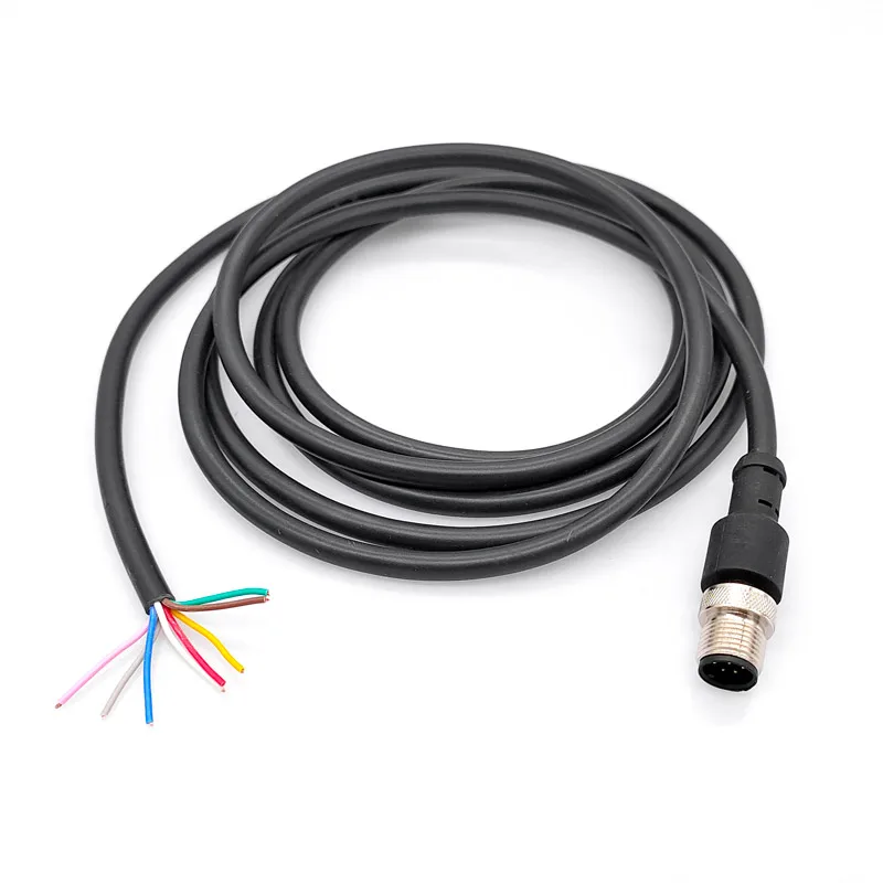 Waterproof M12 Sensor Connector Line 2m, 4/5/8-pin 4 Waterproof M12 Sensor Connector Line 2m, 4/5/8-pin - Image 4