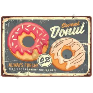 Retro Diner Tin Sign 20 x 30 cm Decor 45 Sea1228b52db34a5c943df7e1259b87b9u 2