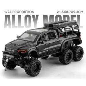 1:24 Scale Police Car Model with Lights 16 Sea539e4f7424404e8500cc46198d275bG