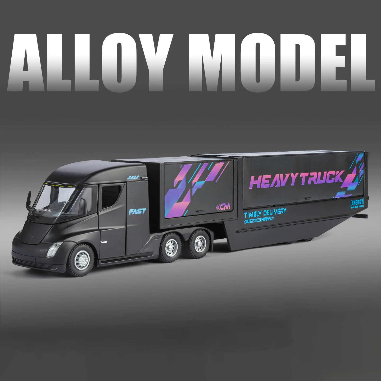 1:32 Scale Semi Container Truck Model 3 1:32 Scale Semi Container Truck Model - Image 3