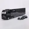 Mercedes-Benz Container Truck & F1 Model Set 1:43