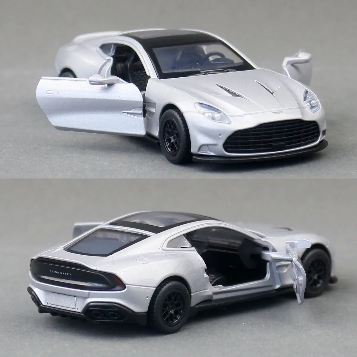 Silver 1:43 Aston Martin Vanquish Diecast Model 5 Silver 1:43 Aston Martin Vanquish Diecast Model - Image 5