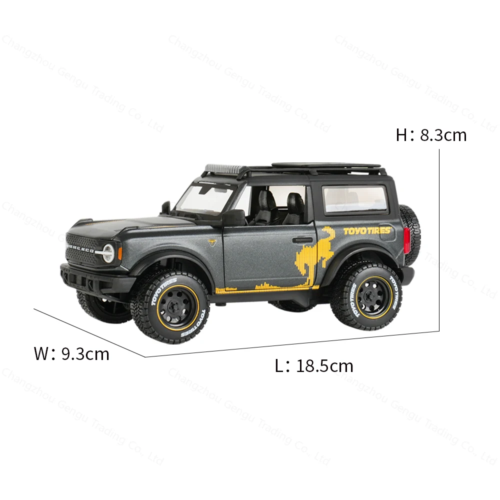 2021 Ford Bronco Badlands 1:24 Die-Cast Model 3 2021 Ford Bronco Badlands 1:24 Die-Cast Model - Image 3