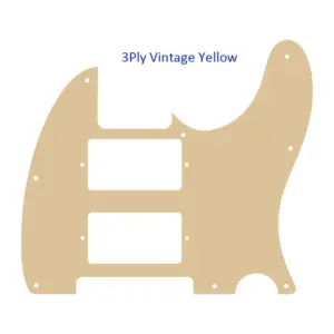 Telecaster Pickguard for 2 PAF Humbuckers 43 Seaec2158d9394ccda7a535f48ae4f36aM 2