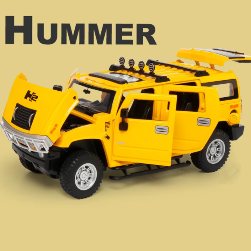 1/24 Scale Hummer H2 Diecast Model 7 1/24 Scale Hummer H2 Diecast Model - Image 7